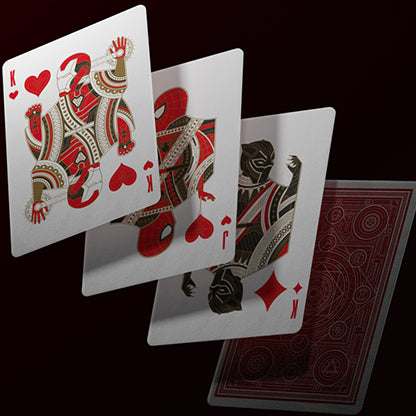 Avengers: Red Edition Playing Cards by Theory11