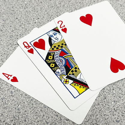 Mirror Deck - Double faced cards with the same value on both sides