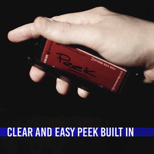 Comet Black Leather Red Shell by Andrew Dean