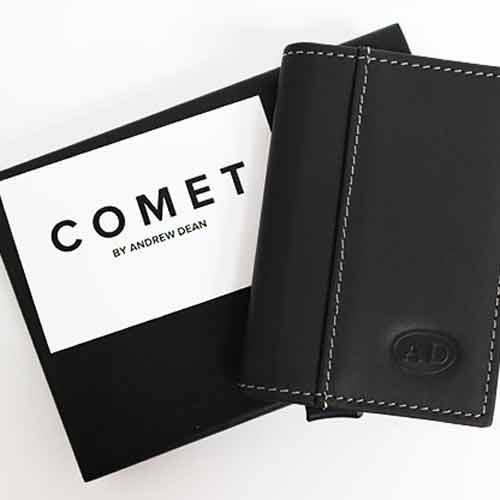 Comet Black Leather Red Shell by Andrew Dean