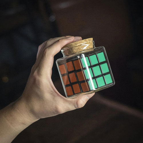 Cube in Bottle by Henry Harrius