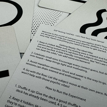 ESP Testing Cards by Dead Rebel Magic