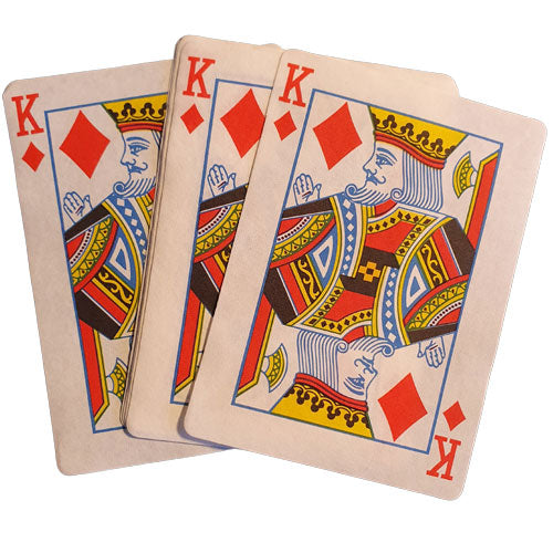 Flash Poker Card  - King of Diamonds (Pack of 10)