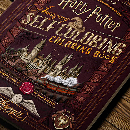 Harry Potter Self-Colouring Book by theory11