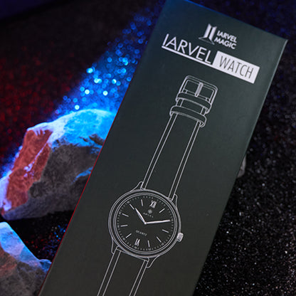 Iarvel Watch (Silver Watchcase Black Dial) by Iarvel Magic