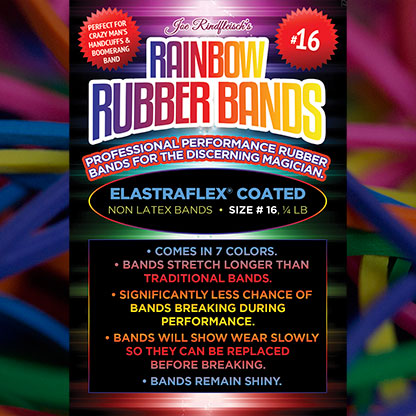 Rainbow Rubber Bands Size 16 (Combo Pack) by Joe Rindfleisch