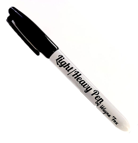 Light and Heavy Pen by Wayne Fox