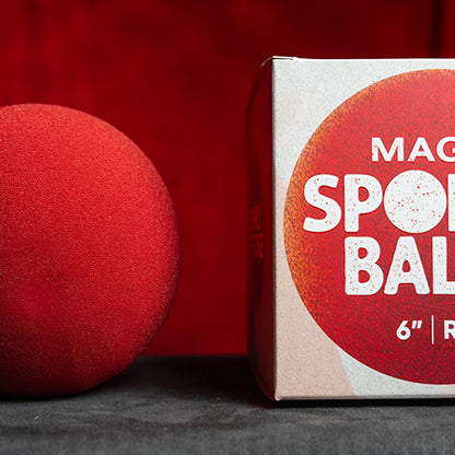 Magic Sponge Balls 1PK RED 6" by Murphy's Magic