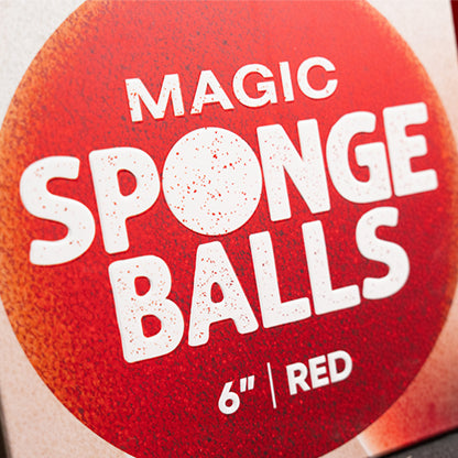 Magic Sponge Balls 1PK RED 6" by Murphy's Magic