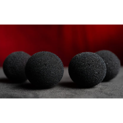 1.5" Sponge Balls (4 pack) by Murphy's Magic - Black