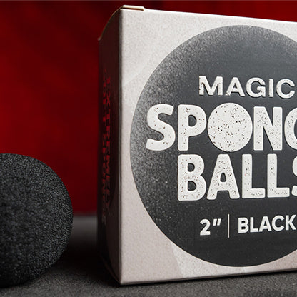 2" Sponge Balls (4 pack) by Murphy's Magic - Black