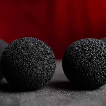 2" Sponge Balls (4 pack) by Murphy's Magic - Black