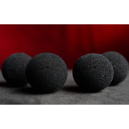 2" Sponge Balls (4 pack) by Murphy's Magic - Black