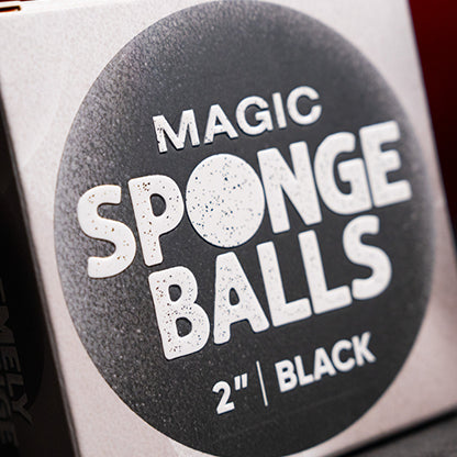 2" Sponge Balls (4 pack) by Murphy's Magic - Black