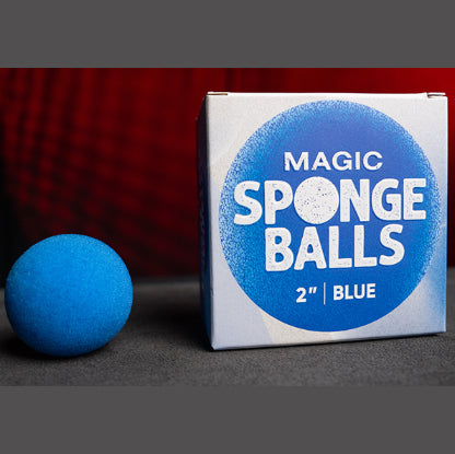 2" Sponge Balls (4 pack) by Murphy's Magic - Blue