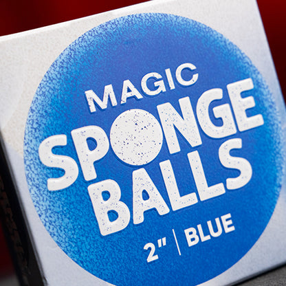 2" Sponge Balls (4 pack) by Murphy's Magic - Blue