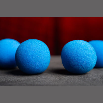 2" Sponge Balls (4 pack) by Murphy's Magic - Blue