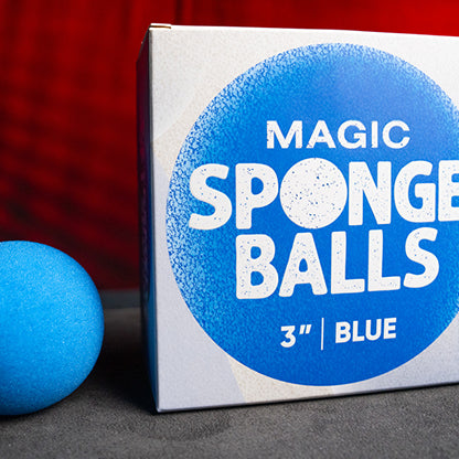 3" Sponge Balls (4 pack) by Murphy's Magic - Blue