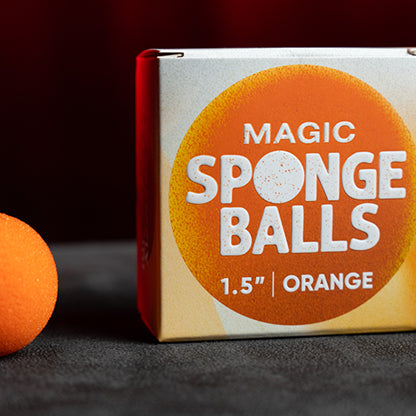 1.5" Sponge Balls (4 pack) by Murphy's Magic - Orange