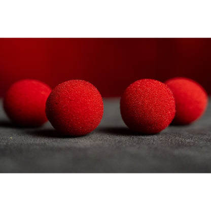 1.5" Sponge Balls (4 pack) by Murphy's Magic - Red