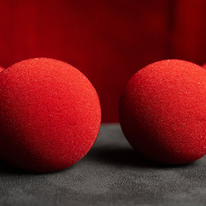2" Sponge Balls (4 pack) by Murphy's Magic - Red