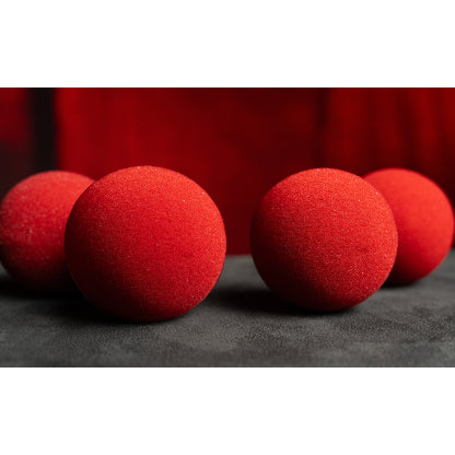 2" Sponge Balls (4 pack) by Murphy's Magic - Red