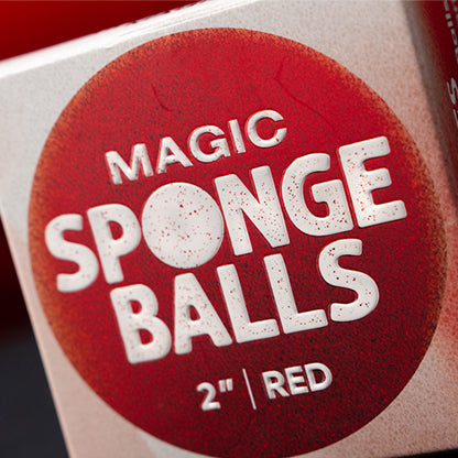 2" Sponge Balls (4 pack) by Murphy's Magic - Red