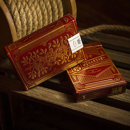 Monarch Playing Cards (Red) by Theory11