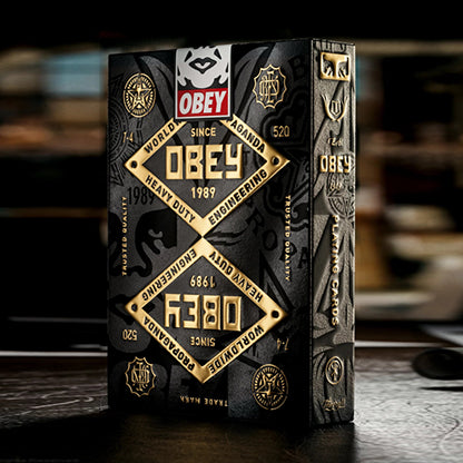 Obey Gold Edition Playing Cards by Theory11