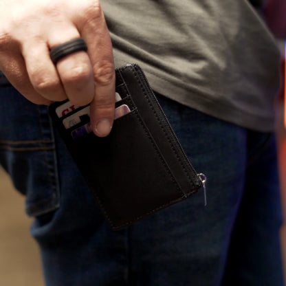 Razor Card to Wallet by Josh Burch (Genuine Leather)