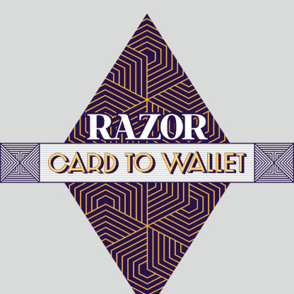 Razor Card to Wallet by Josh Burch (Genuine Leather)