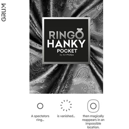 Ringo Hanky Pocket (Black for BABU) by GRUM