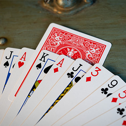 Sure Split (Red) Invisible Deck Bicycle by Murphy's Magic
