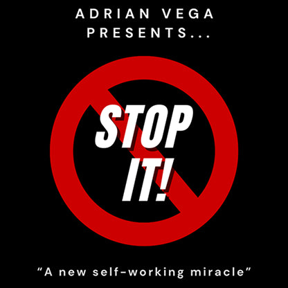 Stop It! (Red) by Adrian Vega