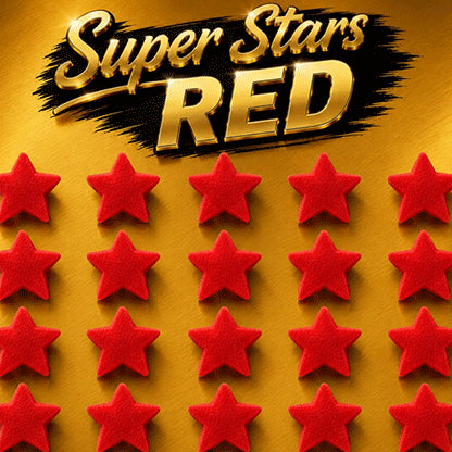 Super Stars Red (Bag of 20) Sponge