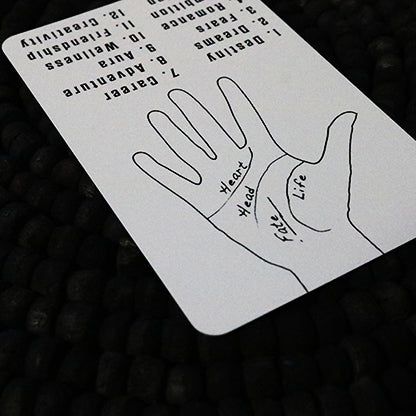 The Palm Reader Card by David Alnwick