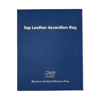 Top Leather Accordion Bag by TCC Presents