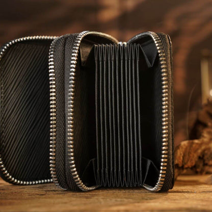 Top Leather Accordion Bag by TCC Presents