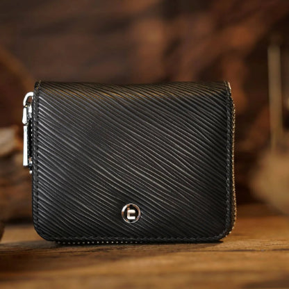 Top Leather Accordion Bag by TCC Presents