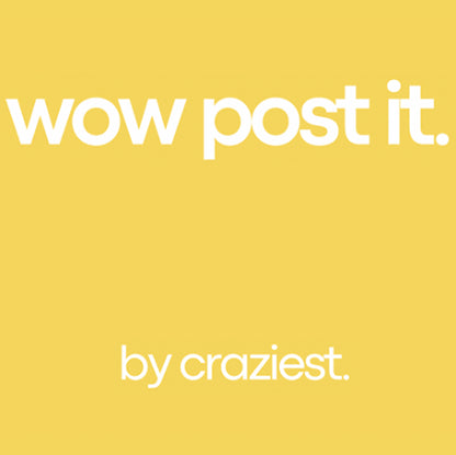 WOW Post-it by Craziest