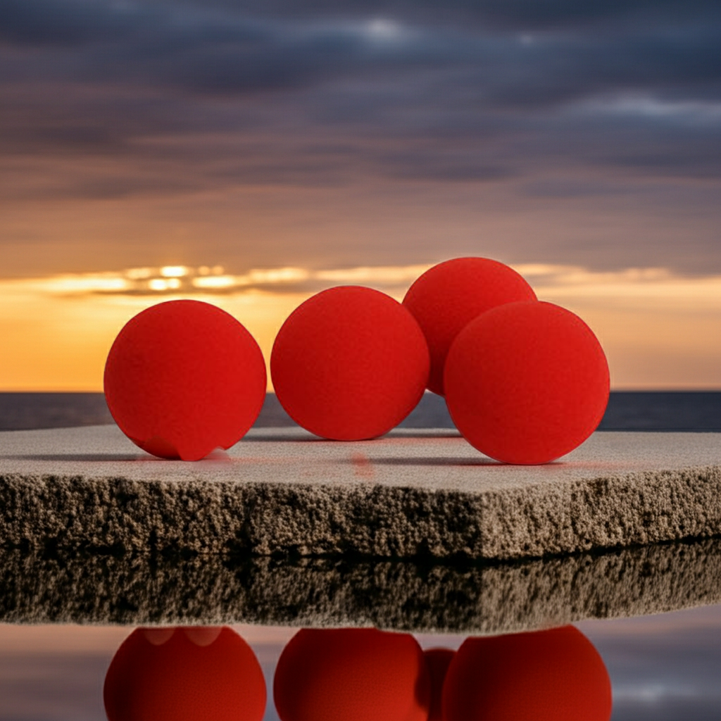 1.5" PRO Sponge Ball by Goshman - Red