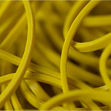 Joe Rindfleisch's Rainbow Rubber Bands (Russel Leeds - Yellow)