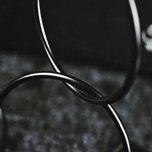 4" Linking Rings (Black) by TCC