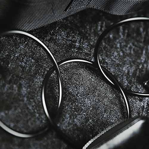 4" Linking Rings (Black) by TCC