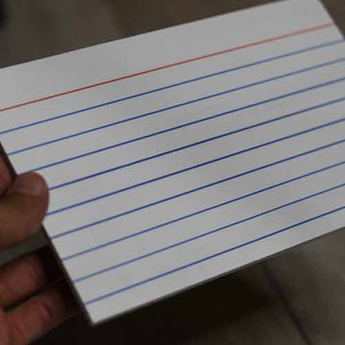 Acro Index Dry Erase Large 5"x8" by Blake Vogt