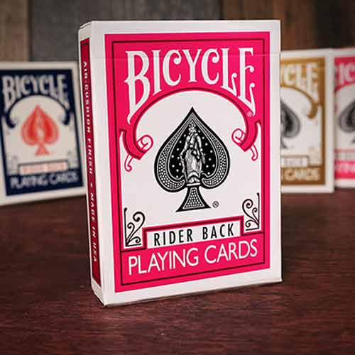 Bicycle Cards - Fuschia Back