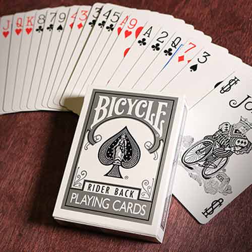 Bicycle Cards - Silver Back