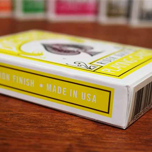 Bicycle Cards - Yellow Back