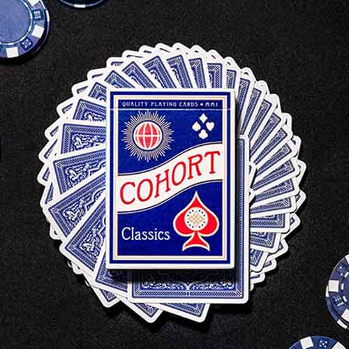 Blue Cohorts (Luxury-pressed E7) Playing Cards