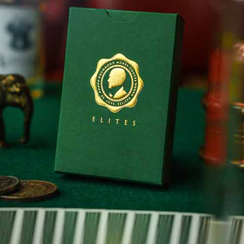 DMC Elites V4: Marked Deck (Forest Green Phantom Finish) Playing Cards